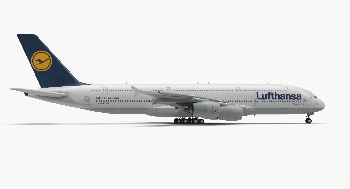 Airbus A380 1000 Air France 3D